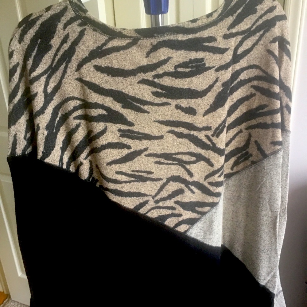 Animal print sweater